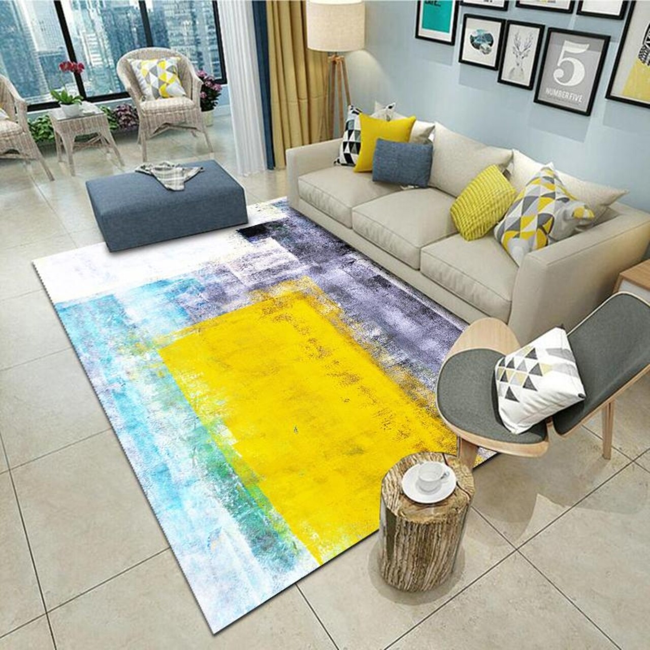 Covor Sun, Heinner, 200x300 cm, poliester, multicolor - imagine 3